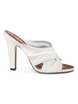 Maria 100MM Leather Mules