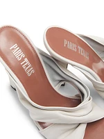 Maria 100MM Leather Mules