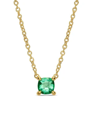 Micro Chatelaine Pendant Necklace 18K Yellow Gold