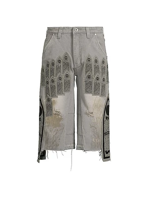 Arched Patch Carpenter Shorts