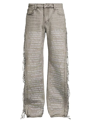 Ultra Flare Scripture Jeans