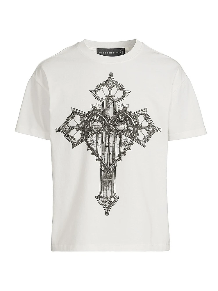 Crossed Heart Crewneck T-Shirt