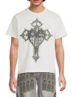 Crossed Heart Crewneck T-Shirt