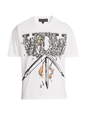 Darth Cotton Crewneck T-Shirt