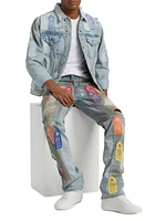 O - Patched Arch Denim Jacket