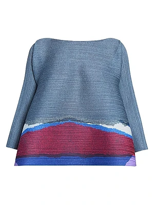 Grainy Colors Top