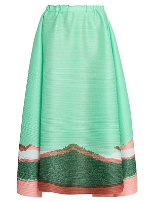 Grainy Colors Midi-Skirt