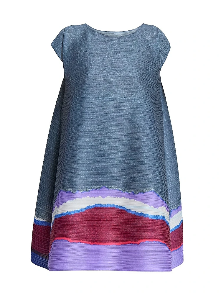Grainy Colors Tent Minidress
