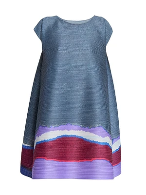 Grainy Colors Tent Minidress