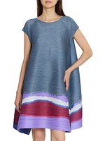 Grainy Colors Tent Minidress