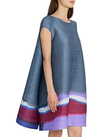 Grainy Colors Tent Minidress