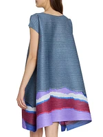Grainy Colors Tent Minidress