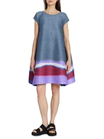 Grainy Colors Tent Minidress