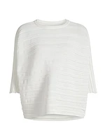 Step Plissé Knit Top