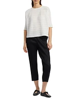 Step Plissé Knit Top