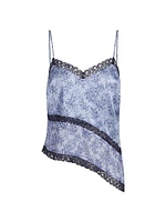 Auren Lace-Trimmed Silk Camisole