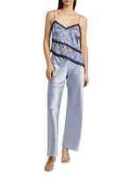 Auren Lace-Trimmed Silk Camisole