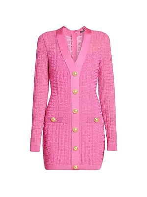 Logo Knit Bodycon Minidress