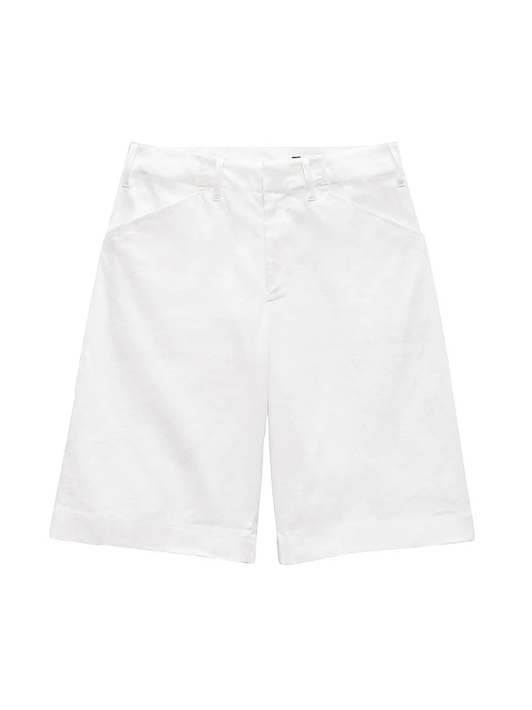 Banks Linen-Blend Shorts