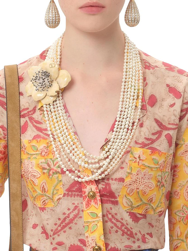 Shirt Mussola Paisley Speculare Voyage Imaginaire