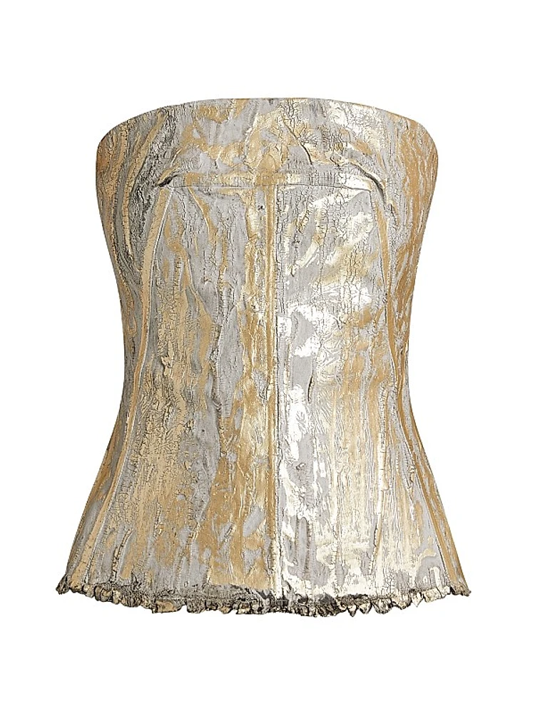 Hollywood Denim Bustier Top