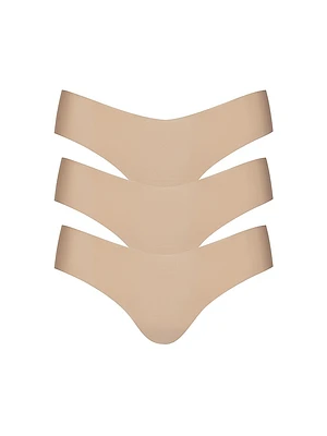 Invisible Rib Thong 3-Pack