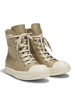 Metallic Leather Sneakers