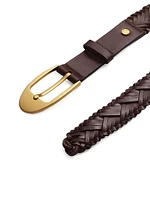 Gemma Woven Leather Belt