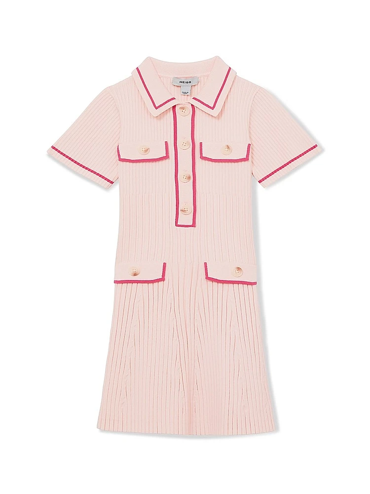 Little Girl's Knit Shirtdress