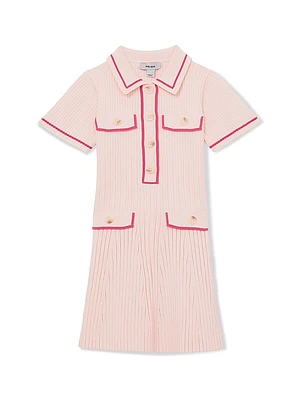 Little Girl's Knit Shirtdress