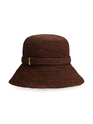 Lela Raffia Rollable Hat
