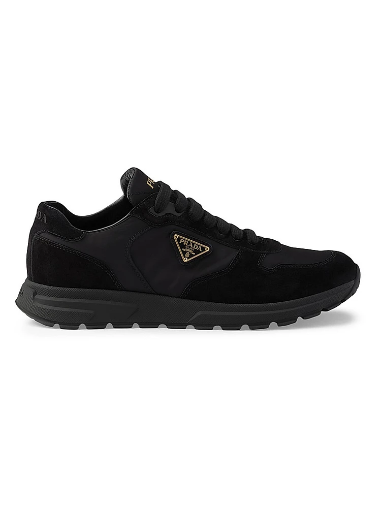 Prax 2.0 Re-Nylon and Suede Sneakers