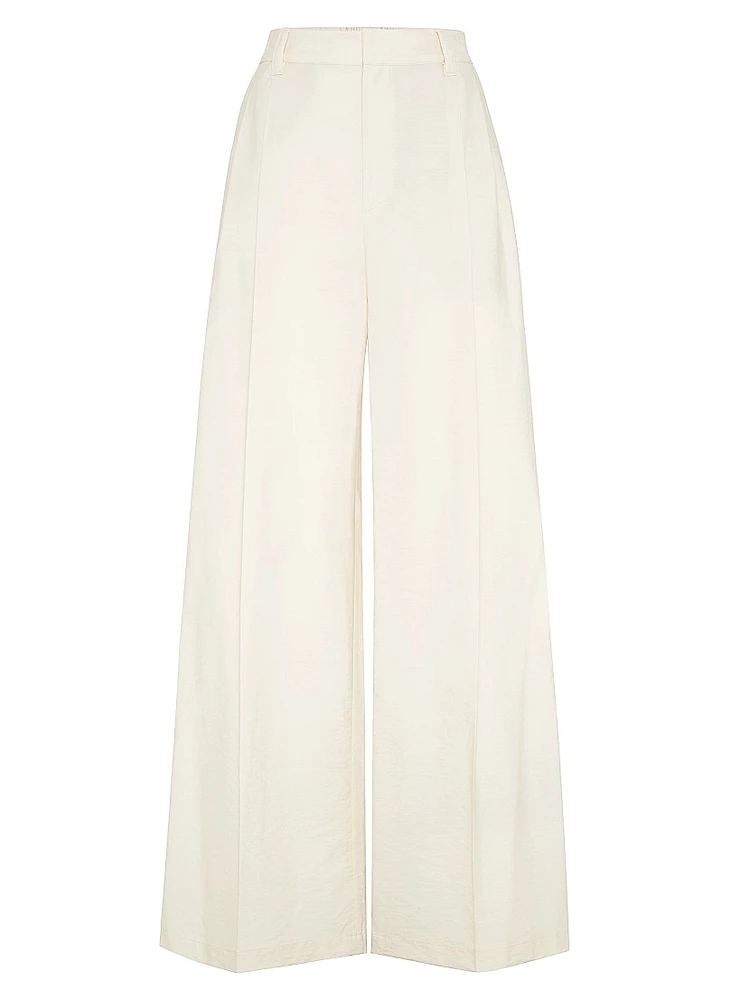 Techno Cotton Poplin Sartorial Loose Trousers