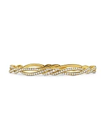 Wisteria Bangle Bracelet 18K Yellow Gold