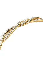 Wisteria Bangle Bracelet 18K Yellow Gold