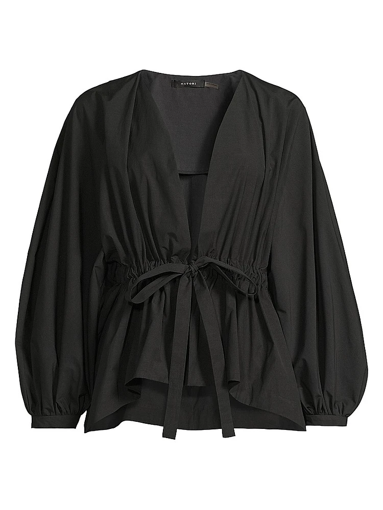 Voluminous Puff-Sleeve Jacket