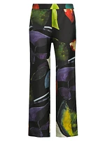 Yoru Silk Twill Pull-On Pants