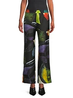 Yoru Silk Twill Pull-On Pants