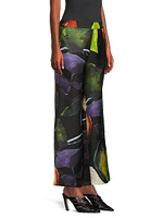 Yoru Silk Twill Pull-On Pants