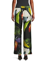 Yoru Silk Twill Pull-On Pants