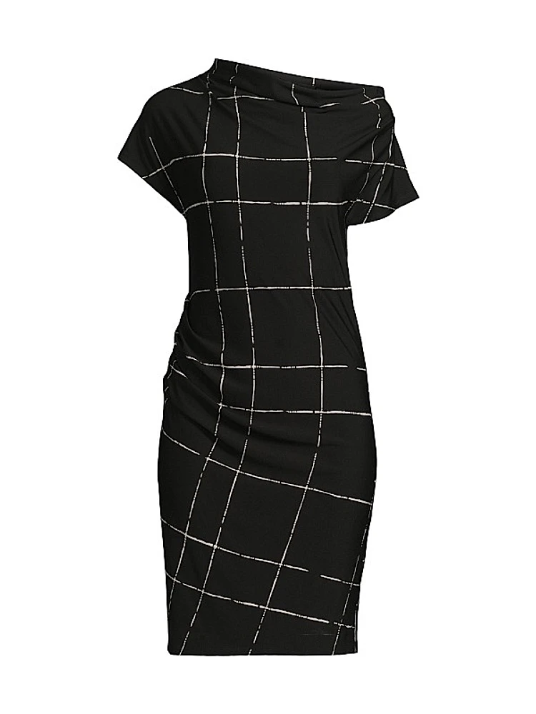 Asymmetric Drape Dress