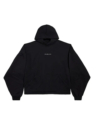 Back Cropped Hoodie
