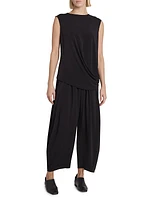 Drape Jersey Pants