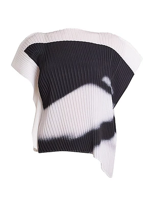 Shadow Study Pleats Top