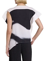 Shadow Study Pleats Top