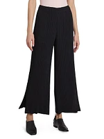 Hatching Plissé Pants