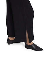 Hatching Plissé Pants