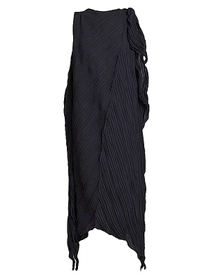 Wrinkled & Twisted Maxi Dress