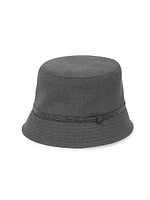 Tropical Luxury Wool Bucket Hat with Shiny Band