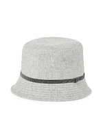 Virgin Wool and Cashmere Flannel Bucket Hat